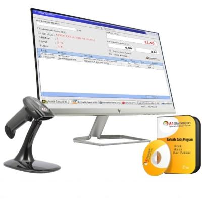 Barkod Sistemi Fiş ve Raf Etiketi Çıkartır - Ürünler Kayıtlı - Aynı Gün Kurulum