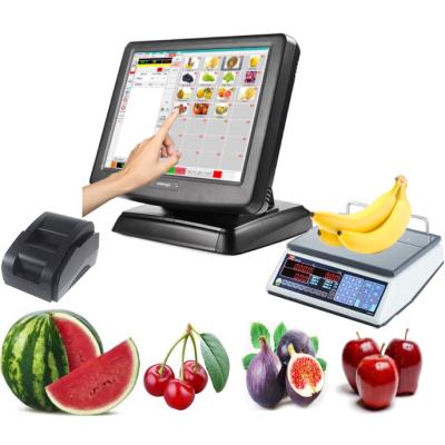 Manav Kuruyemiş Barkod Sistemi (Hızlı Satışa Uygun Entegre Terazili Set)